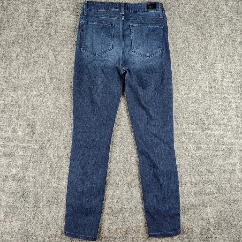 Paige Jeans Women's 28 Hoxton Ankle 28x26 Dark Wash‎ Mid Rise Rayon Stretch
